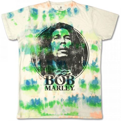 Bob Marley - Tričko Black & White Logo - Muž, Unisex, Biela, XXL