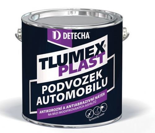 DETECHA Tlumex plast - farba na auto - cierny - 2 kg