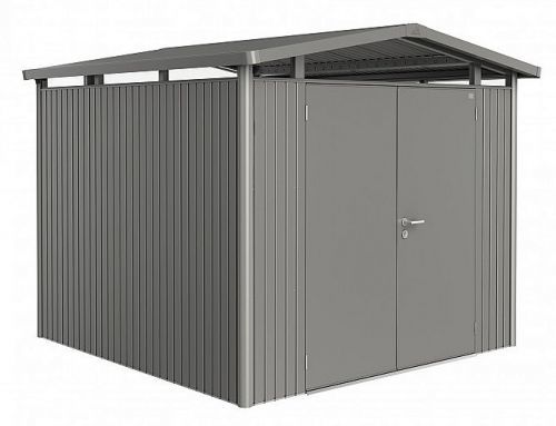 Biohort Záhradný domček BIOHORT Panorama DUO P4 273 x 278 (sivý kremen metalíza)