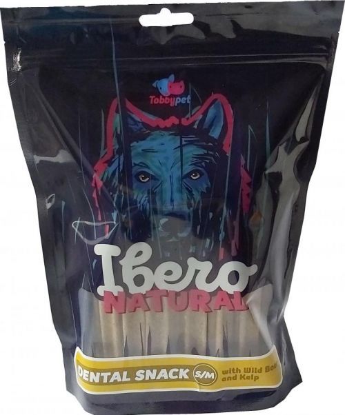 Ibero natural DENTAL SNACK s divočákem a morskou riasou - S/M - 20ks