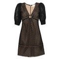 Krátke šaty MICHAEL Michael Kors GEO EYELET MINI DRESS