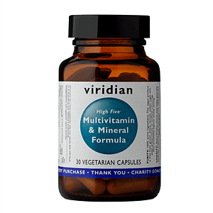 Viridian High Five Multivitamín & Mineral Formula 30 kapsúl