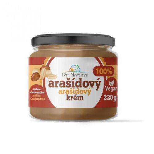 Dr.Natural Arašidový krém jemný, 220 g