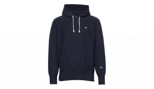 Champion Reverse Weave Hooded Sweatshirt modré 216496-BS501