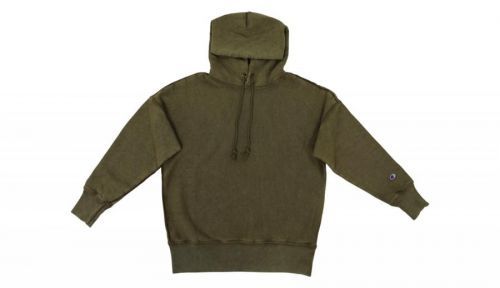 Champion Reverse Weave Crewneck Hoodie zelené 216489-GS556