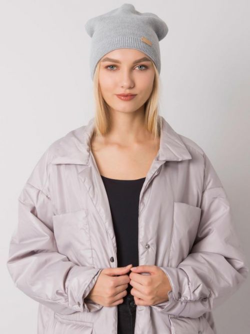 Dámska šedá čiapka RUE PARIS jedna velikost