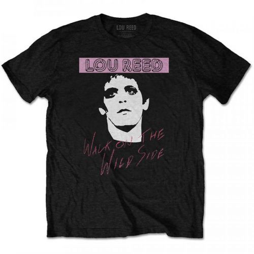 Lou Reed - Tričko Walk On The Wild Side - Muž, Unisex, Čierna, L