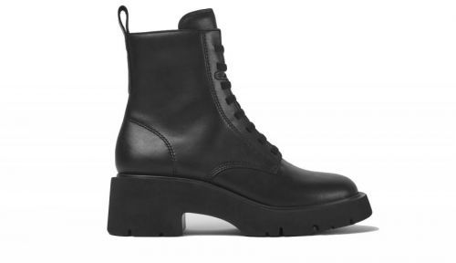 Camper Milah Lace-Up Black Boots čierne K400577-001