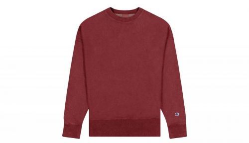 Champion Reverse Weave Crewneck Sweatshirt bordová 216488-MS544
