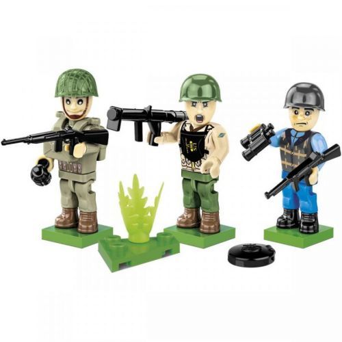 Cobi 2048 3 figúrky s doplnkami D-Day 1944