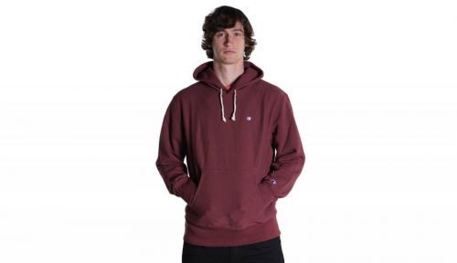 Champion Reverse Weave Hooded Sweatshirt bordová 216496-MS544