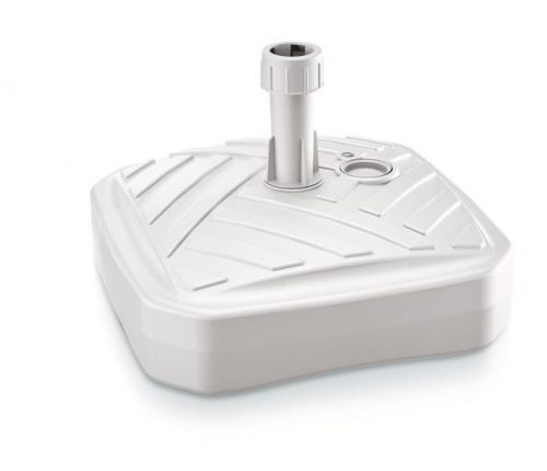 Podstavec pod slunečník hranatý UMBI II 39 cm bílý
