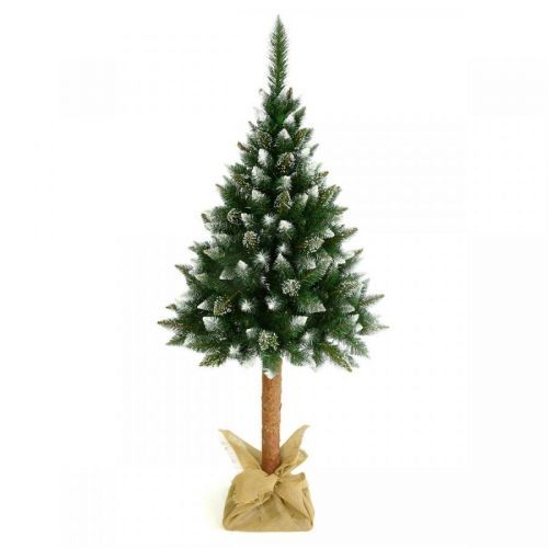 NABBI Christee 5 vianočný stromček na pni 220 cm zelená / biela