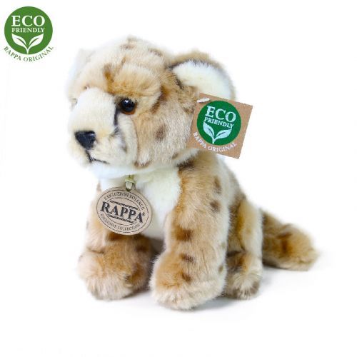RAPPA PLYSOVY GEPARD SEDIACI 18 CM ECO-FRIENDLY