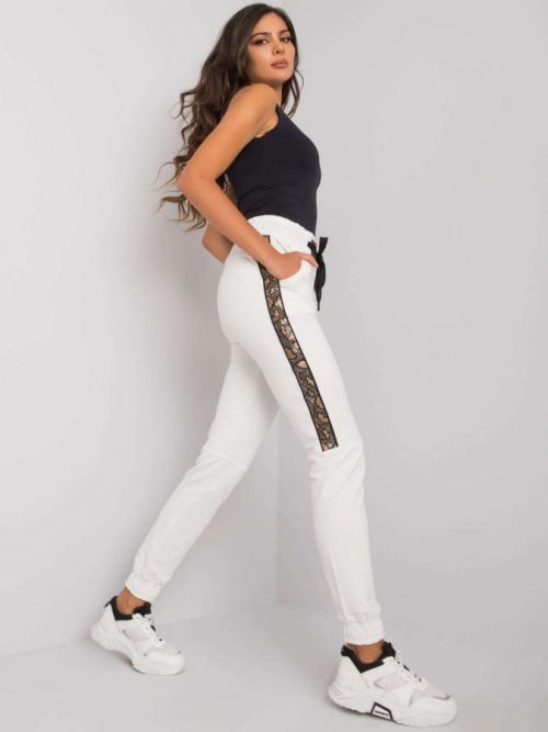 Dámske tepláky vo farbe ecru S