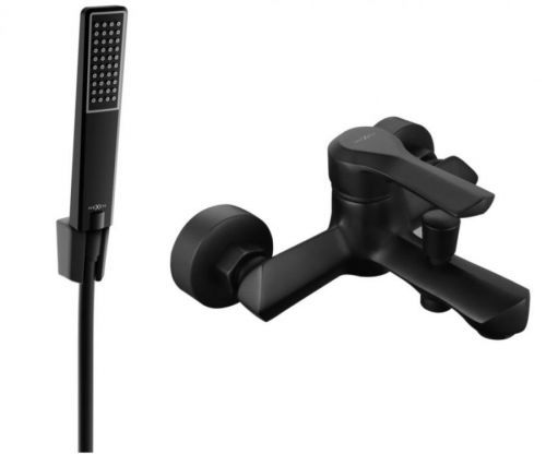 MEXEN/S - Saber R72 vaňová batéria so sprchou set, čierna 7213R72-70
