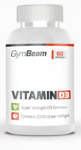 GymBeam Vitamin D3 2000 IU 120 kaps unflavored