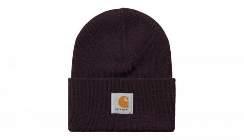Carhartt WIP Acrylic Watch Hat Dark Iris bordová I020222_0EO_XX