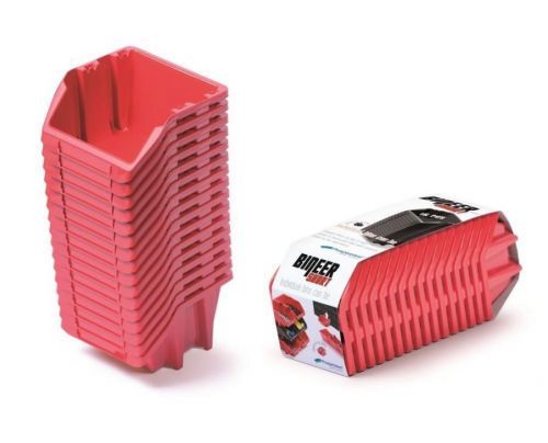 Set úložných boxů 16ks Ziron 234x77x92 červený