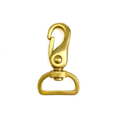 Kovová karabína 25 mm gold