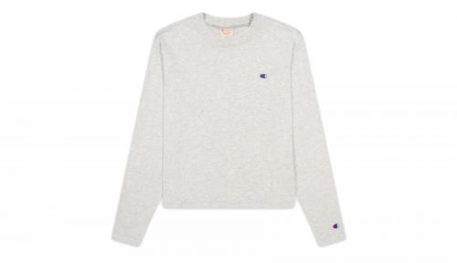 Champion Long Sleeve Jersey Top šedé 114235-EM004