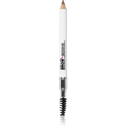 Wet n Wild Brow Sessive ceruzka na obočie s kefkou odtieň Medium Brown 0,7 g