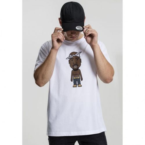 Tričko Mister Tee LA Sketch - biele, M