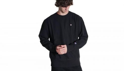 Champion Crewneck Sweatshirt čierne 216495-KK001
