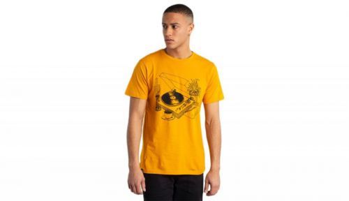 Dedicated T-shirt Stockholm Coffee Vinyl Golden Yellow žlté 18019