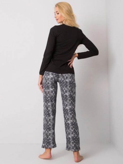 Čierny dámsky overal na spanie L