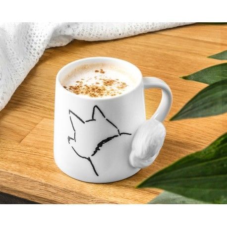 3D Hrnček psík s chvostíkom - 350ml