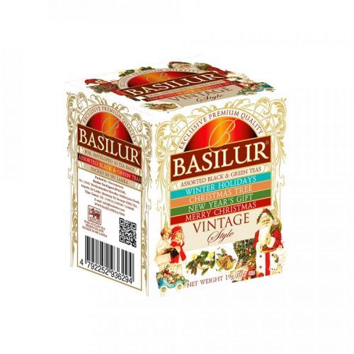 BASILUR Vintage assorted čierny a zelený čaj