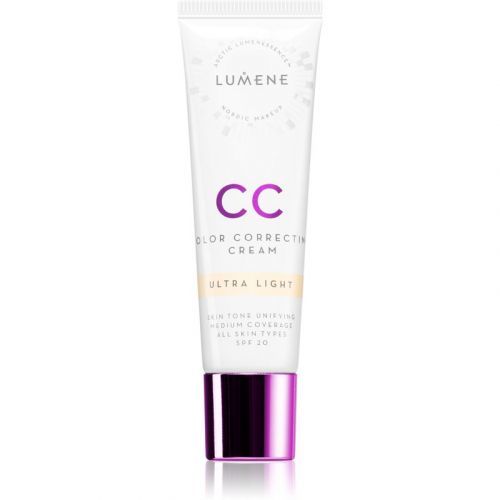 Lumene Color Correcting CC krém pre jednotný tón pleti odtieň Ultra Light 30 ml