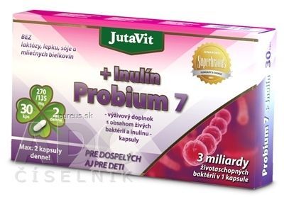 JuvaPharma Kft. JutaVit Probium 7 + Inulín cps 1x30 ks