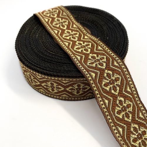 Jacquard Gold flower choco