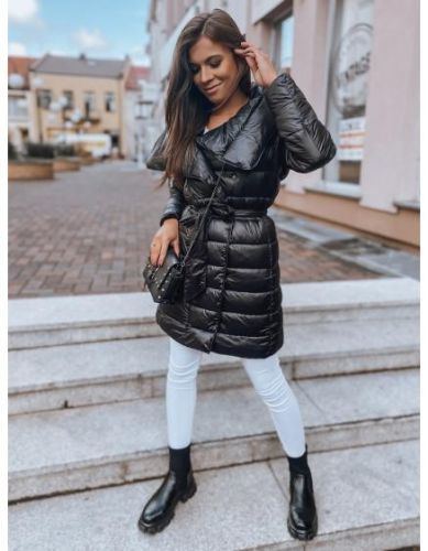 Dámska zimná bunda na zips FELICITA čierna