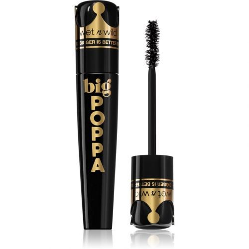 Wet n Wild Big Poppa riasenka pre extrémny objem a intenzívnu čiernu farbu odtieň Blackest Black 10 ml