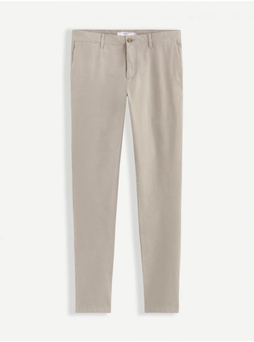 Voľnočasové nohavice pre mužov Celio - zlatá