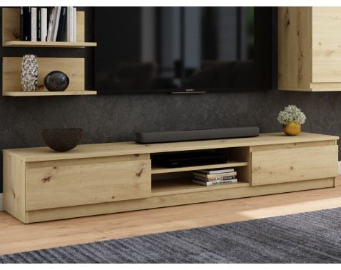 TV stolík Carlos, dub artisan, 175 cm%