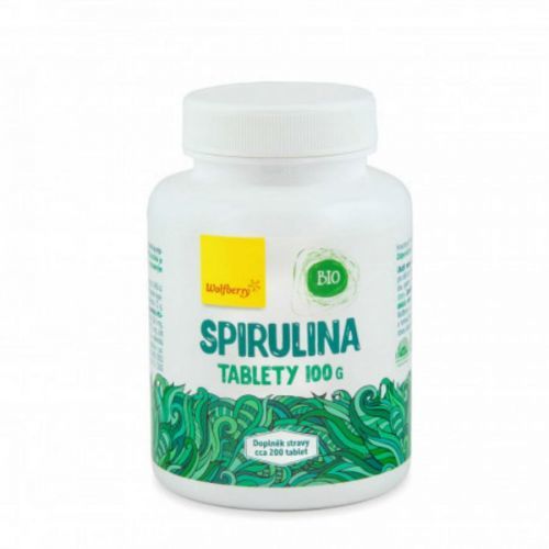 Wolfberry WF Spirulina BIO 100 g 200 tbl Wolfberry * 100 g