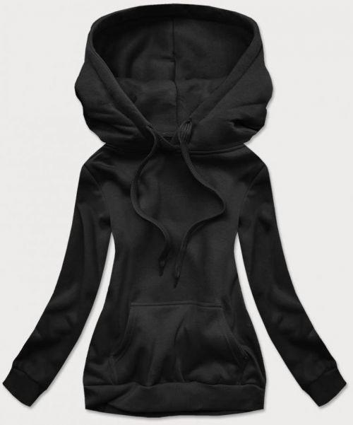 Čierna dámska tepláková mikina (W02-3) černá S (36)