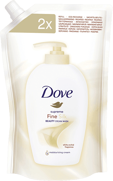 Dove Silk Fine tekuté mydlo na ruky náhradná náplň 500 ml