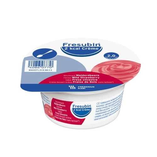 Fresubin 2 kcal Crème príchuť lesná jahoda 2 kcal g sol 24x 125 g