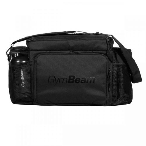 GymBeam Taška na jedlo Fit Prep Black + 6 krabiček