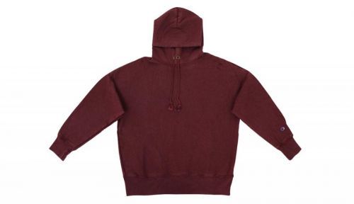 Champion Reverse Weave Crewneck Hoodie bordová 216489-MS544