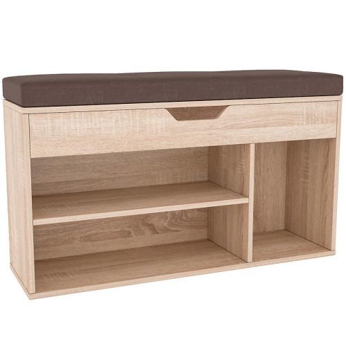 Skrinka na topánky Ida 3P1S sonoma/sivá 36418