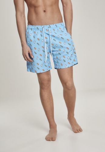 Urban Classics Pattern?Swim Shorts lightblue/ice - XS
