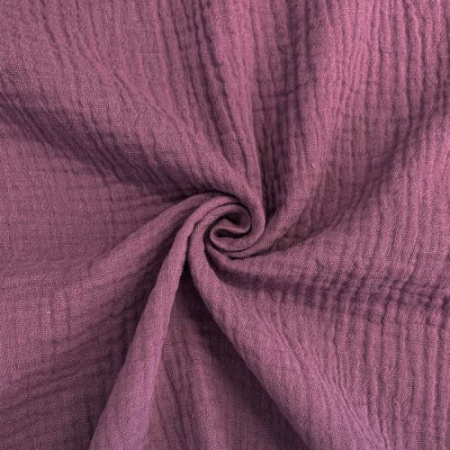 Dvojitá gázovina/mušelín purple