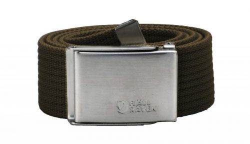 Fjällräven Canvas Belt Dark Olive čierne F77029-633