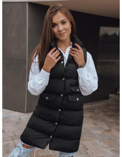 Dámska zimná vesta prešívaná WILLY čierna